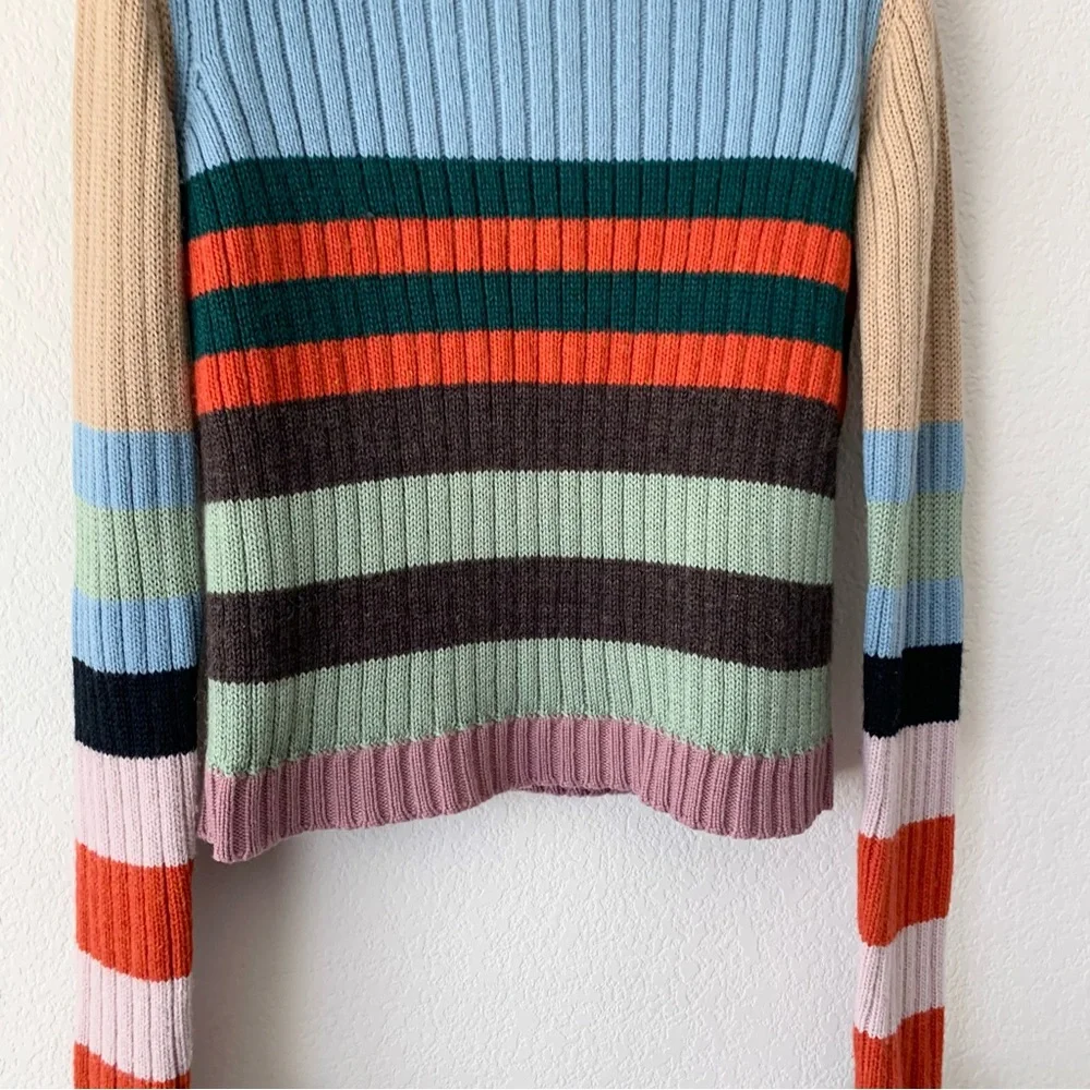 Valentino wool cashmere striped sweater